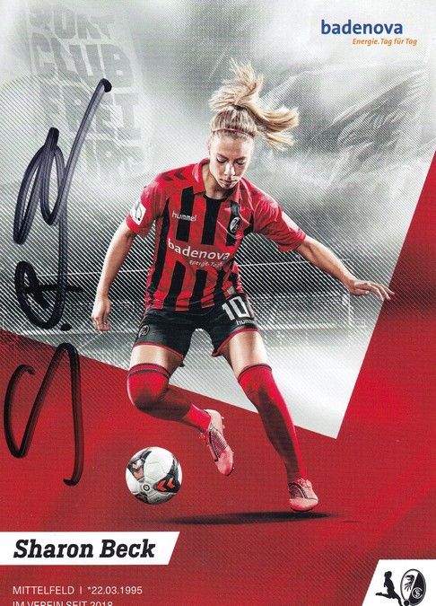 Autogramm Fussball (D) | SC Freiburg | 2019 | Sharon BECK
