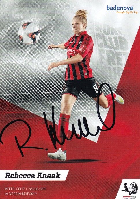 Autogramm Fussball (D) | SC Freiburg | 2019 | Rebecca KNAAK