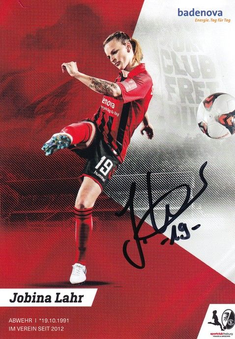 Autogramm Fussball (D) | SC Freiburg | 2019 | Jobina LAHR