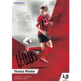 Autogramm Fussball (D) | SC Freiburg | 2019 | Verena WIEDER