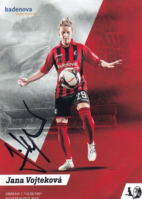Autogramm Fussball (D) | SC Freiburg | 2019 | Jana VOJTEKOVA