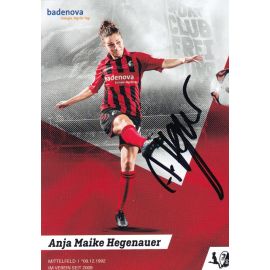 Autogramm Fussball (D) | SC Freiburg | 2019 | Anja Maike HEGENAUER