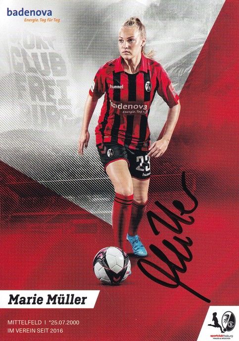 Autogramm Fussball (D) | SC Freiburg | 2019 | Marie MÜLLER