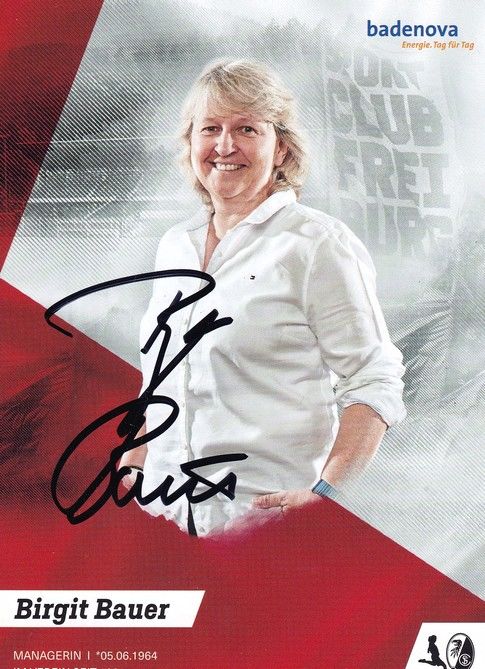 Autogramm Fussball (D) | SC Freiburg | 2019 | Birgit BAUER