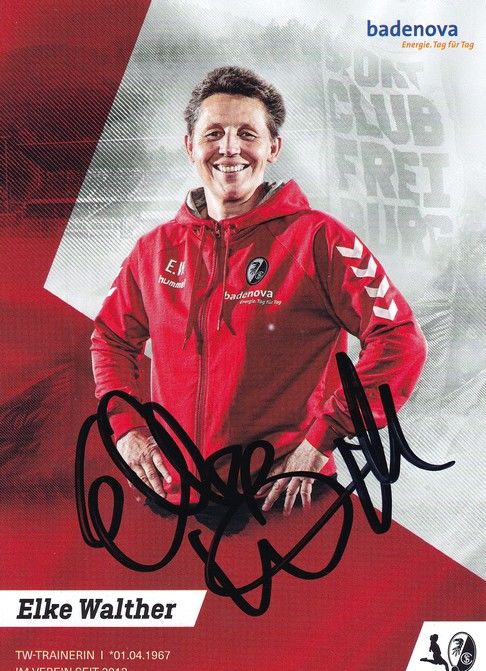 Autogramm Fussball (D) | SC Freiburg | 2019 | Elke WALTHER