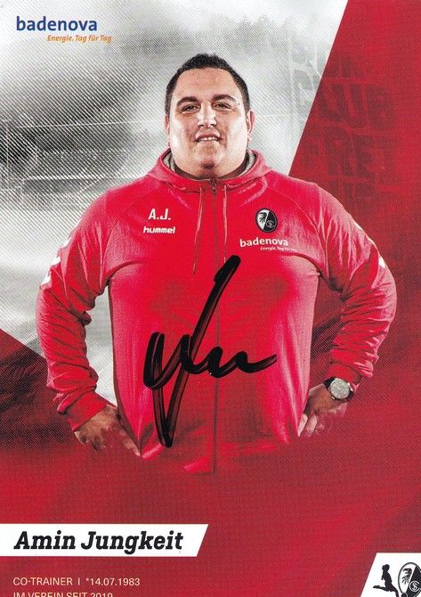 Autogramm Fussball (D) | SC Freiburg | 2019 | Amin JUNGKEIT