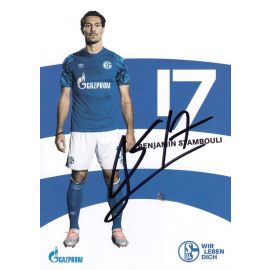 Autogramm Fussball | FC Schalke 04 | 2019 | Benjamin STAMBOULI