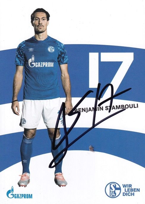 Autogramm Fussball | FC Schalke 04 | 2019 | Benjamin STAMBOULI