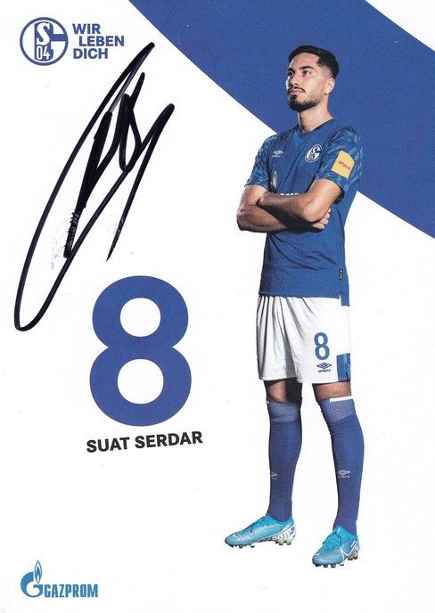 Autogramm Fussball | FC Schalke 04 | 2019 | Suat SERDAR