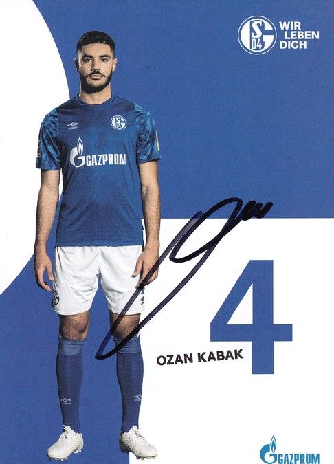 Autogramm Fussball | FC Schalke 04 | 2019 | Ozan KABAK