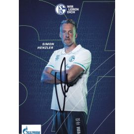 Autogramm Fussball | FC Schalke 04 | 2020 | Simon HENZLER