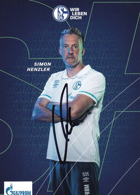 Autogramm Fussball | FC Schalke 04 | 2020 | Simon HENZLER