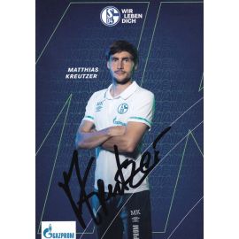 Autogramm Fussball | FC Schalke 04 | 2020 | Matthias KREUTZER