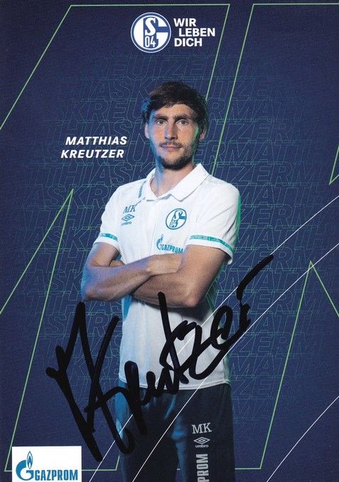 Autogramm Fussball | FC Schalke 04 | 2020 | Matthias KREUTZER