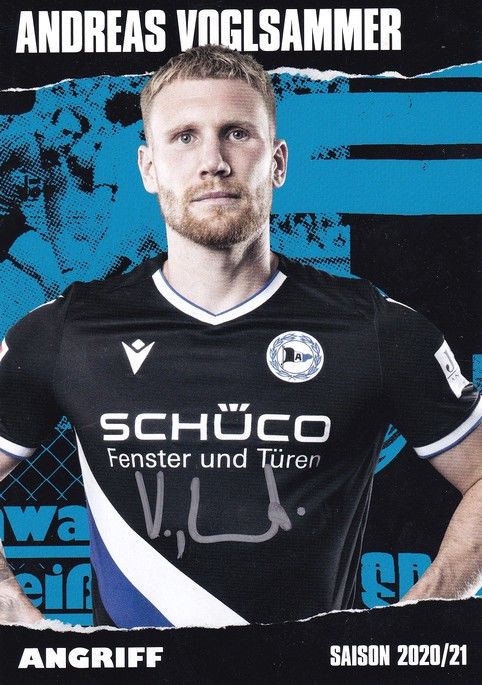 Autogramm Fussball | DSC Arminia Bielefeld | 2020 | Andreas VOGLSAMMER