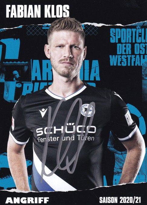 Autogramm Fussball | DSC Arminia Bielefeld | 2020 | Fabian KLOS
