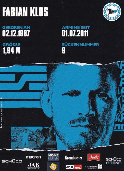 Autogramm Fussball | DSC Arminia Bielefeld | 2020 | Fabian KLOS