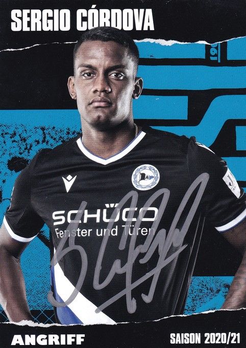 Autogramm Fussball | DSC Arminia Bielefeld | 2020 | Sergio CORDOVA