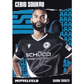 Autogramm Fussball | DSC Arminia Bielefeld | 2020 | Cebio SOUKOU