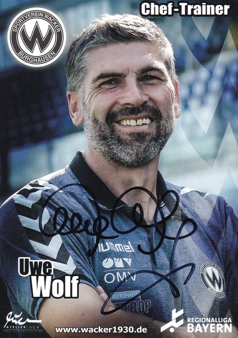 Autogramm Fussball | SV Wacker Burghausen | 2015 | Uwe WOLF