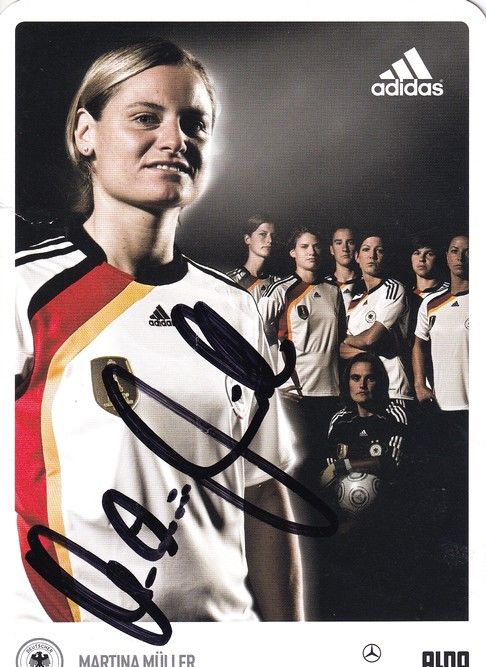 Autogramm Fussball (D) | DFB | 2009 Adidas | Martina MÜLLER