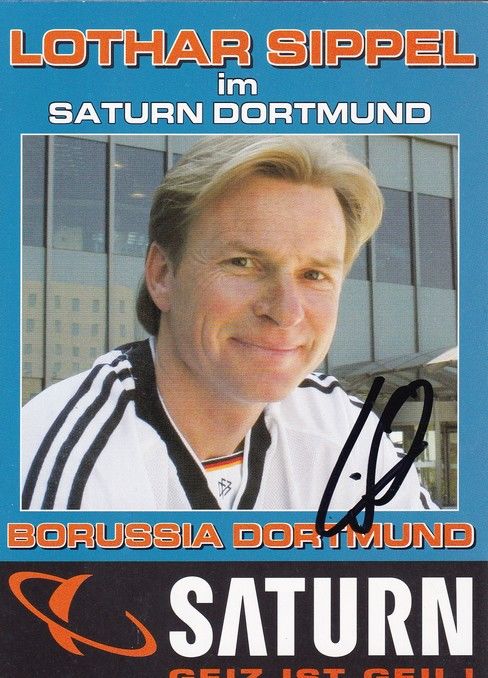 Autogramm Fussball | DFB | 2000er | Lothar SIPPEL (Portrait Color) Saturn