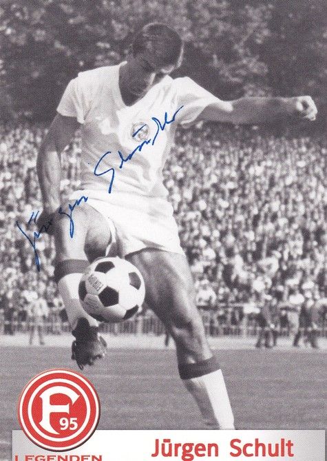 Autogramm Fussball | Fortuna Düsseldorf | 1960er Retro | Jürgen SCHULT (Legenden)