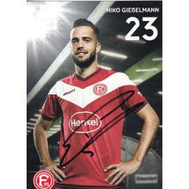 Autogramm Fussball | Fortuna Düsseldorf | 2018 | Niko GIESSELMANN