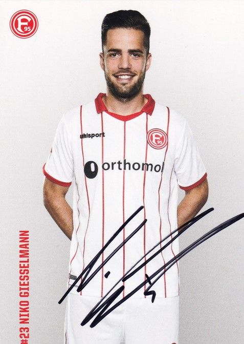 Autogramm Fussball | Fortuna Düsseldorf | 2017 | Niko GIESSELMANN