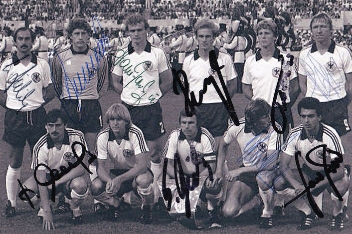Mannschaftsfoto Fussball | DFB | 1980 EM + 10 AG