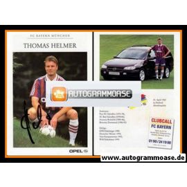Autogramm Fussball | FC Bayern München | 1995 | Thomas HELMER