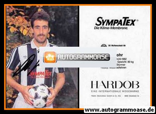 Autogramm Fussball | SG Wattenscheid 09 | 1990 | Harald KOHR