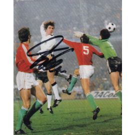Autogramm Fussball | DFB | 1980er | Klaus FISCHER (Spielszene Color Russland)