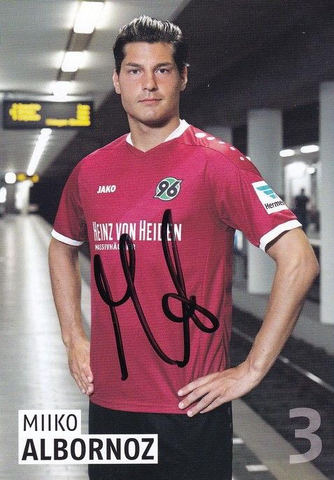 Autogramm Fussball | Hannover 96 | 2016 | Miiko ALBORNOZ