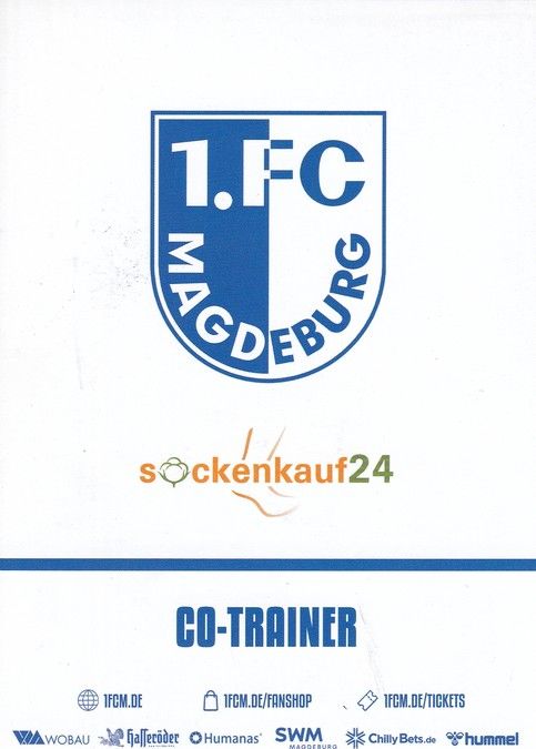 Autogramm Fussball | 1. FC Magdeburg | 2023 | Andreas SCHUMACHER