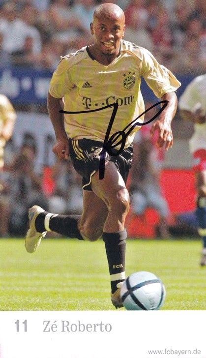 Autogramm Fussball | FC Bayern München | 2004 | Ze ROBERTO