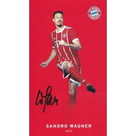 Autogramm Fussball | FC Bayern München | 2017 | Sandro WAGNER