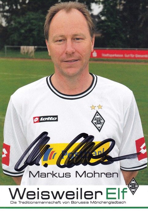 Autogramm Fussball | Borussia Mönchengladbach | 2010er Weisweiler | Markus MOHREN (Postbank)