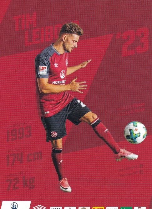 Autogramm Fussball | 1. FC Nürnberg | 2017 | Tim LEIBOLD
