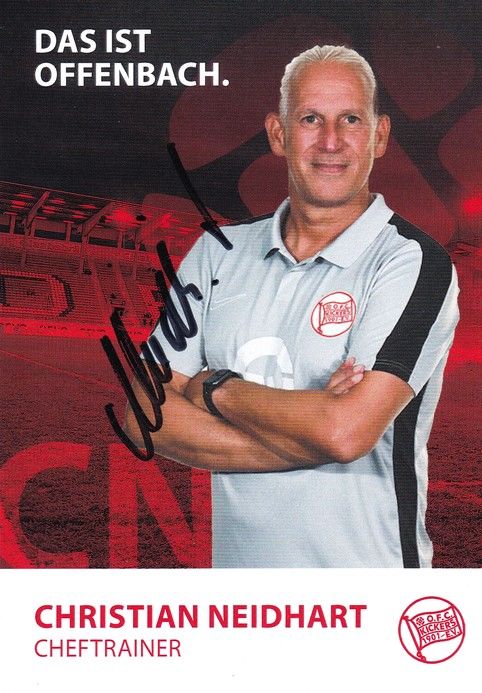 Autogramm Fussball | Kickers Offenbach | 2023 | Christian NEIDHART