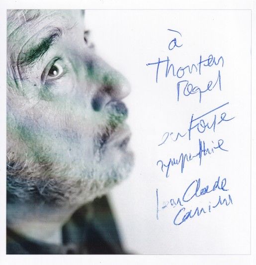 Autogramm Film (Frankreich) | Jean-Claude CARRIERE | 2000er Foto (Portrait SW) OSCAR
