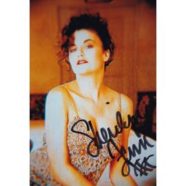 Autogramm Film (USA) | Sherilyn FENN | 1990er Foto (Portrait Color) SEXY