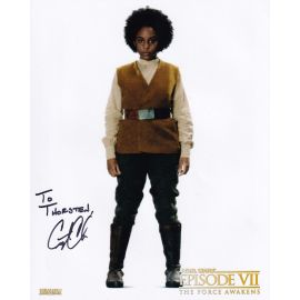 Autogramm Film (USA) | Crystal CLARKE | 2015 Foto "Star Wars VII" (Portrait Color XL)