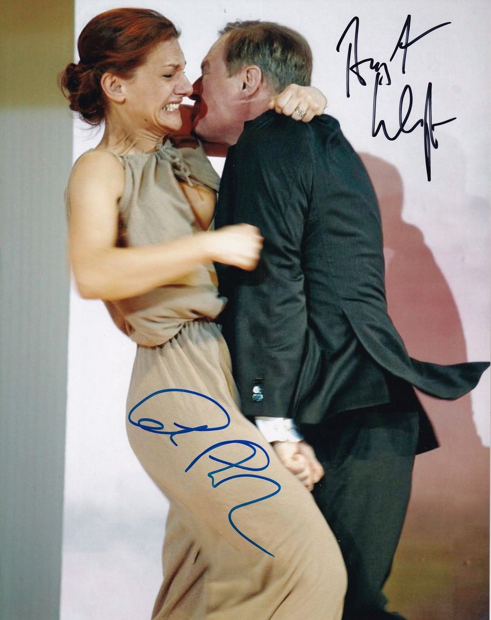 Autogramme Schauspieler | Catrin STRIEBECK + Burghart KLAUSSNER | 2010er Foto (Portrait Color XL)