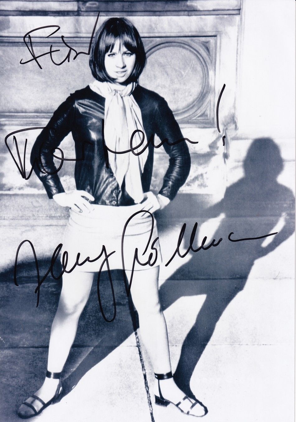 Autogramm Schauspieler | Jenny GRÖLLMANN | 1970er Foto (Portrait SW XL) DDR