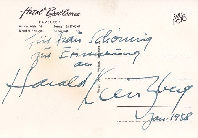 Autograph Film | Harald KREUTZBERG (Tänzer / Choreograf) 1958