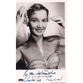 Autogramm Film | Liselotte PULVER | 1952 "Fritz Und Friederike" Kolibri 646