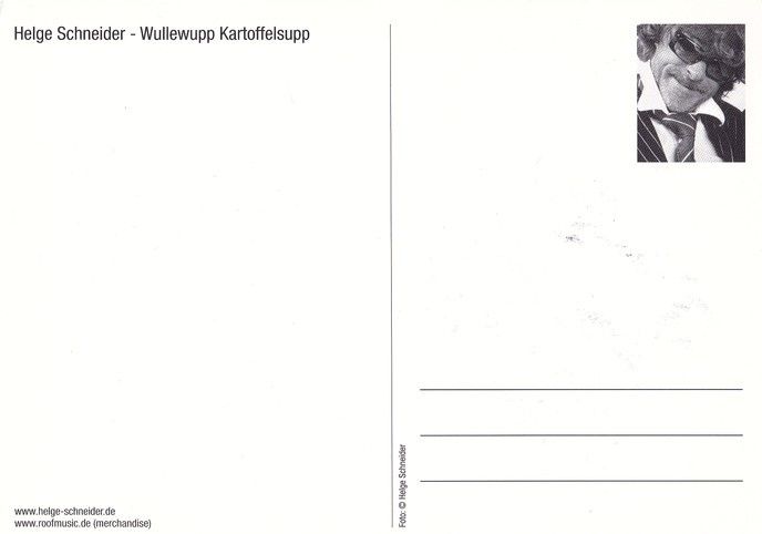 Autogramm Comedy | Helge SCHNEIDER | 2009 "Cirque Du Kautz"