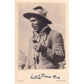 Autogramm Schauspieler | Luis TRENKER | 1940er (Portrait SW) Ross/Glunz