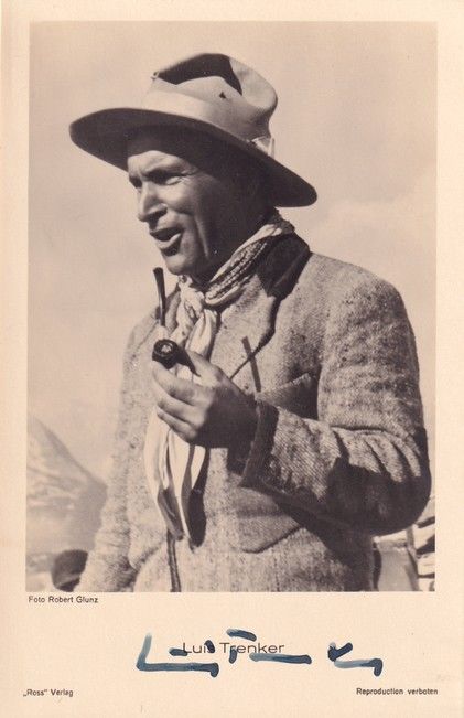 Autogramm Schauspieler | Luis TRENKER | 1940er (Portrait SW) Ross/Glunz